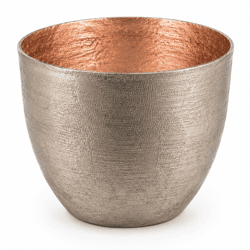J-Line pot Laque metaal roze 14,5 cm