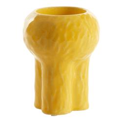 Light & Living theelichthouder Kitna geel 15,5 cm