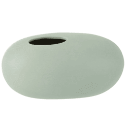 J-Line vaas Ovaal mat pastel groen 25 cm