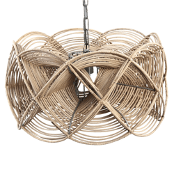PTMD pendant lamp Yena rattan natural 57 cm