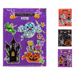 Halloween 3D stickers 4 assorti