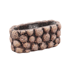 PTMD bloempot Gen S ovaal bruin 18 cm
