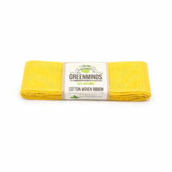 Greenminds lint katoen geel 2 m