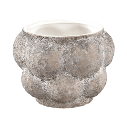 PTMD bloempot Fareeda S grijs 14 cm