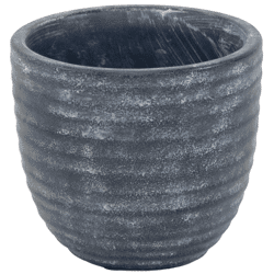 Bloempot Turner Egg grijs 18 cm