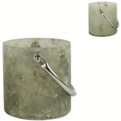 Theelichthouder Pete glas 10,5 cm 2 assorti