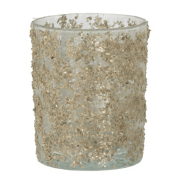 J-line theelichthouder champagne 12 cm