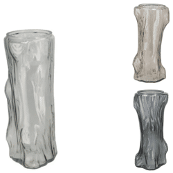 Vaas Tree grijs 19 cm 3 assorti