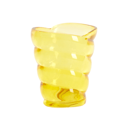 Light & Living theelichthouder Malea geel 12,5 cm