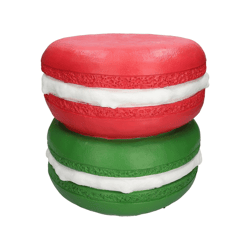 Bijzettafel macaron rood/groen 33,5 cm
