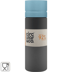Circular & Co Water Bottle, Gray/Blue, 600 ml