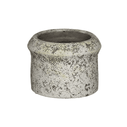 PTMD bloempot Nimma XS cement grijs 12 cm