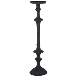 PTMD kaarsenhouder Yourney rustiek zwart 80 cm