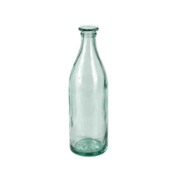 Vaas fles Jazmin groen 28 cm