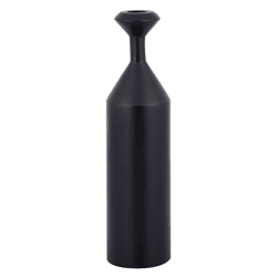 PTMD kandelaar Yanou L aluminium zwart 29 cm