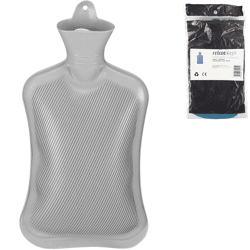 Relaxdays warmwater kruik grijs 2 L