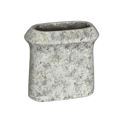 PTMD bloempot Nimma ovaal M cement grijs 30 cm