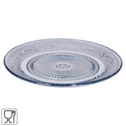 Plate with motif blue 22.5 cm
