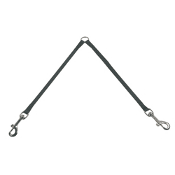 Karlie koppellijn nylon 12 mm zwart 35 cm