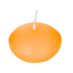 Floating candle orange 5 cm
