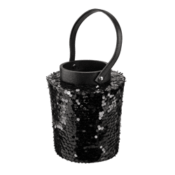 Lantaarn Lofty Glam Round zwart 22 cm