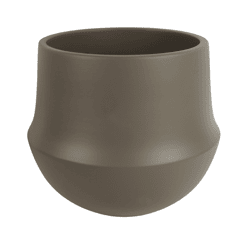 D&M Depot bloempot Fusion donkerbruin 24 cm