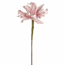 Foam kunstbloem Lisa wit/roze 85 cm
