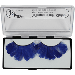 Jofrika cosmetics kunstwimpers veren blauw 9,5 cm B-keus VE500