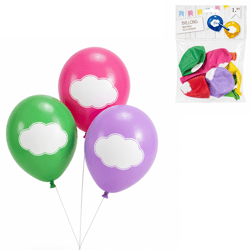 Ballonnen schrijfbaar label 8 stuks