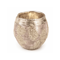J-Line theelichthouder Frosty glas roze 9 cm