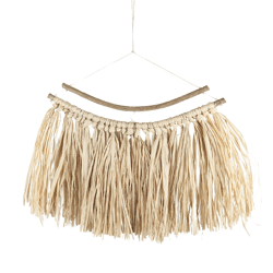 Wanddecoratie Raffia Tutu 25 cm