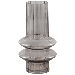 PTMD Vase Norah grau Glas L 30 cm