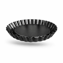 Taartvorm gebak metaal 12 cm set van 4