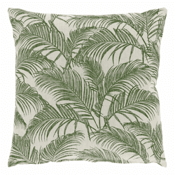 Unique Living kussen Roeli tea green 45 x 45 cm