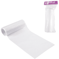 Organza on roll white 15 cm x 10 m