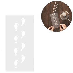 Ginger Ray kerst sjabloon Elf Foot Print set van 2