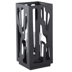 PTMD windlicht Dewey zwart 42 cm