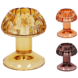 Theelichthouder Nova Mushroom Autumn Spices 9 cm