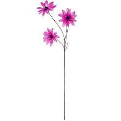 Kunstbloem Dahlia paars 86 cm