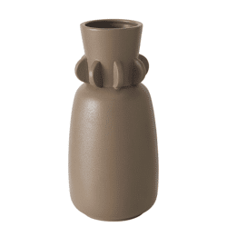 Boltze-Vase „Afro“, braun, 30 cm