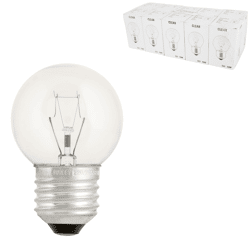 Gloeilamp Ball transparant E27 230V 15W