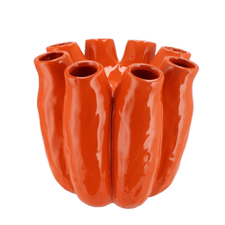 Vaas Luna tube oranje 19 cm