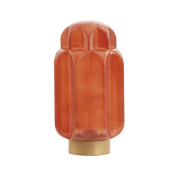 Light & Living tafellamp Thisio op batterij oranje 22 cm