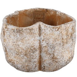 PTMD bloempot Roddie creme 20 cm