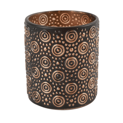 Countryfield theelichthouder Hailey M zwart 10 cm