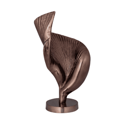 PTMD beeld Roweyda S aluminium bronskleurig 42 cm