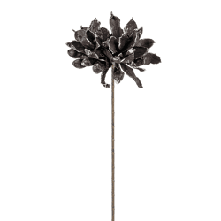 Schaumstoff Kunstblume Lisa schwarz 90 cm