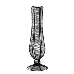 Light & Living vaas Tupuri zwart 50 cm