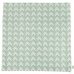 Fair Trade kussenhoes Graphic groen 45 x 45 cm