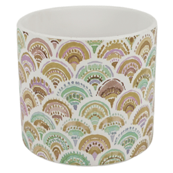 Bloempot Multi color keramiek 13,5 cm